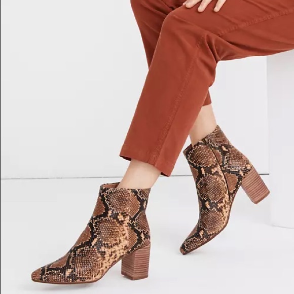Madewell Snakeskin boots - Picture 4 of 7
